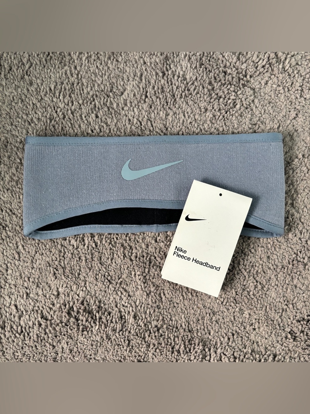 Nike Blue Fleece Headband